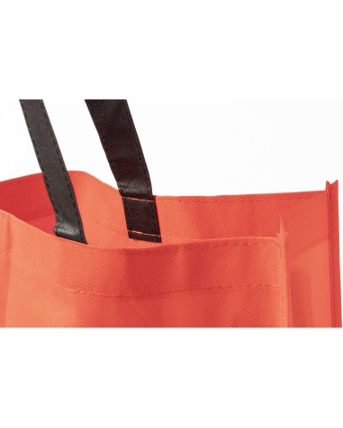 Thick 100g/m2 nonwoven bag with... Thick 100g/m2 nonwoven bag with...