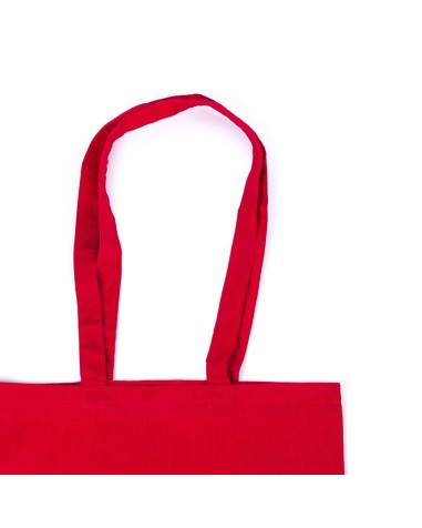 détail de la poignée du sac en coton Geiser