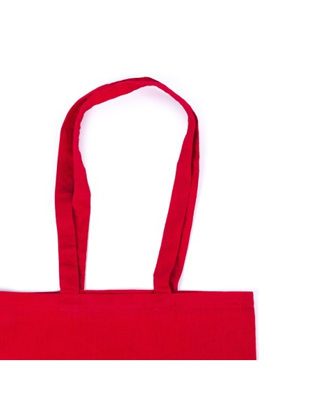 détail de la poignée du sac en coton Geiser