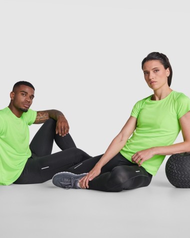 Short-sleeved technical T-shirt with... Short-sleeved technical T-shirt with...