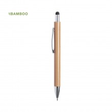 Bolígraf ECO de bambú amb punter tàctil - ZHARU