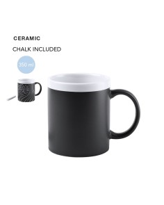 Taza cerámica pizarra con...
