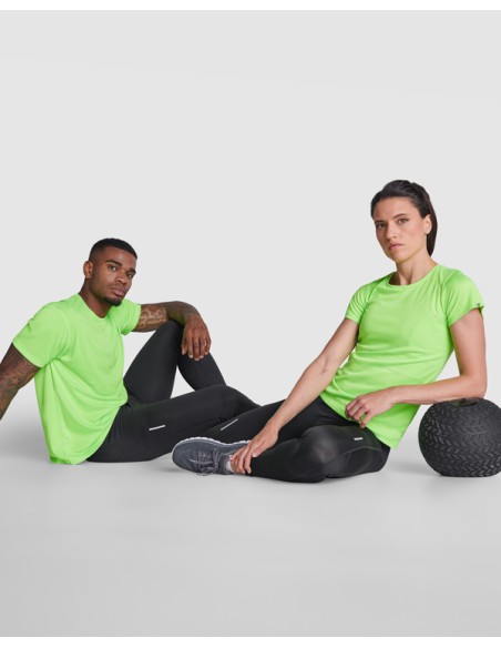Short-sleeved fitted technical T-shirt with recycled polyester fabric CONTROL DRY 135 g/m² and round neck - WOMAN - IMOLA ROLY