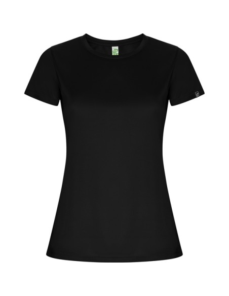 Short-sleeved fitted technical T-shirt with recycled polyester fabric CONTROL DRY 135 g/m² and round neck - WOMAN - IMOLA ROLY