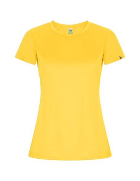 Short-sleeved fitted technical T-shirt with recycled polyester fabric CONTROL DRY 135 g/m² and round neck - WOMAN - IMOLA ROLY