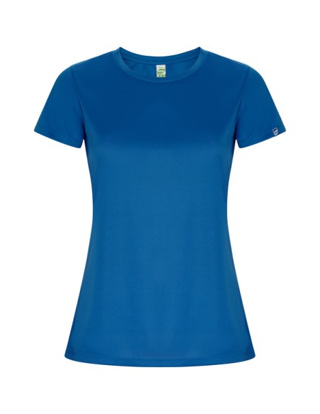 T-shirt technique ajusté à manches courtes en tissu polyester recyclé CONTROL DRY 135 g/m² col rond - FEMME - IMOLA ROLY