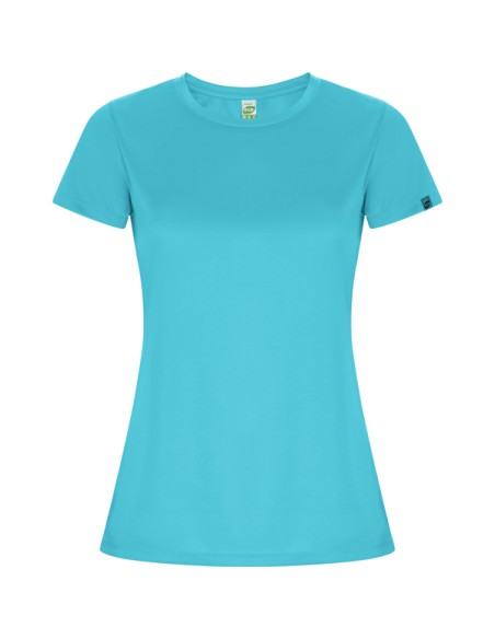Short-sleeved fitted technical T-shirt with recycled polyester fabric CONTROL DRY 135 g/m² and round neck - WOMAN - IMOLA ROLY