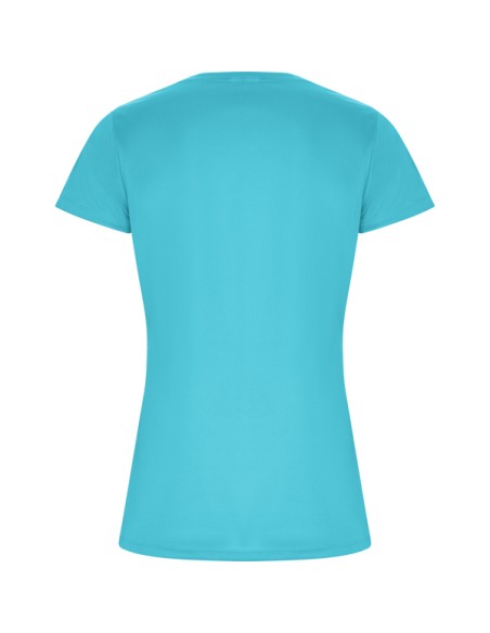 Short-sleeved fitted technical T-shirt with recycled polyester fabric CONTROL DRY 135 g/m² and round neck - WOMAN - IMOLA ROLY