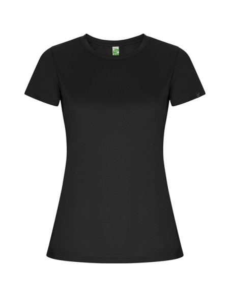 T-shirt technique ajusté à manches courtes en tissu polyester recyclé CONTROL DRY 135 g/m² col rond - FEMME - IMOLA ROLY