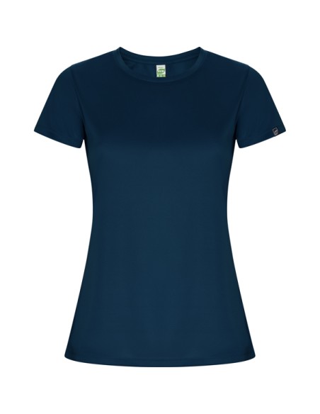 Short-sleeved fitted technical T-shirt with recycled polyester fabric CONTROL DRY 135 g/m² and round neck - WOMAN - IMOLA ROLY
