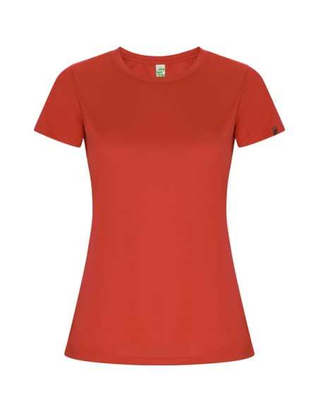 Short-sleeved fitted technical T-shirt with recycled polyester fabric CONTROL DRY 135 g/m² and round neck - WOMAN - IMOLA ROLY