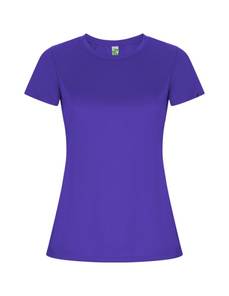 Short-sleeved fitted technical T-shirt with recycled polyester fabric CONTROL DRY 135 g/m² and round neck - WOMAN - IMOLA ROLY