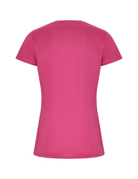 Short-sleeved fitted technical T-shirt with recycled polyester fabric CONTROL DRY 135 g/m² and round neck - WOMAN - IMOLA ROLY