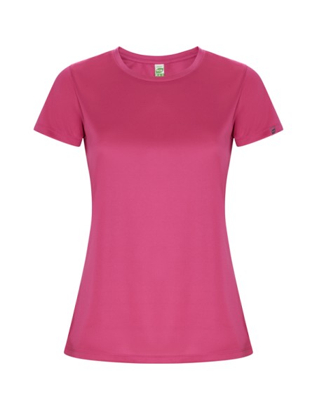 Short-sleeved fitted technical T-shirt with recycled polyester fabric CONTROL DRY 135 g/m² and round neck - WOMAN - IMOLA ROLY