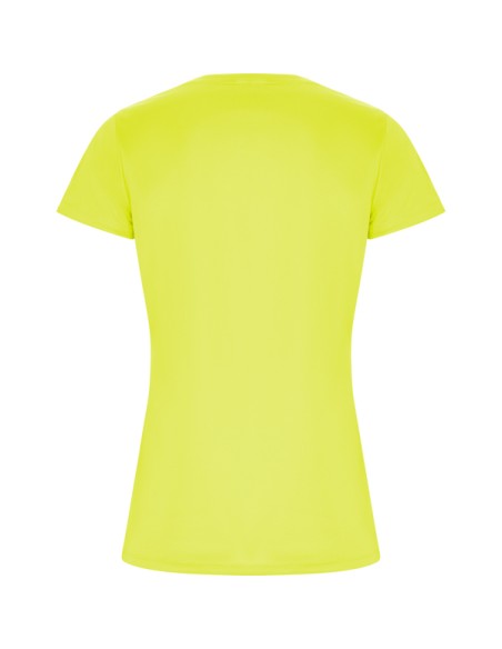 T-shirt technique ajusté à manches courtes en tissu polyester recyclé CONTROL DRY 135 g/m² col rond - FEMME - IMOLA ROLY