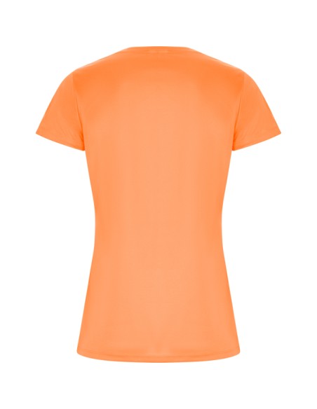 T-shirt technique ajusté à manches courtes en tissu polyester recyclé CONTROL DRY 135 g/m² col rond - FEMME - IMOLA ROLY