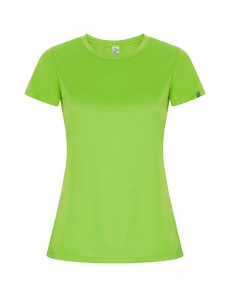Short-sleeved fitted technical T-shirt with recycled polyester fabric CONTROL DRY 135 g/m² and round neck - WOMAN - IMOLA ROLY