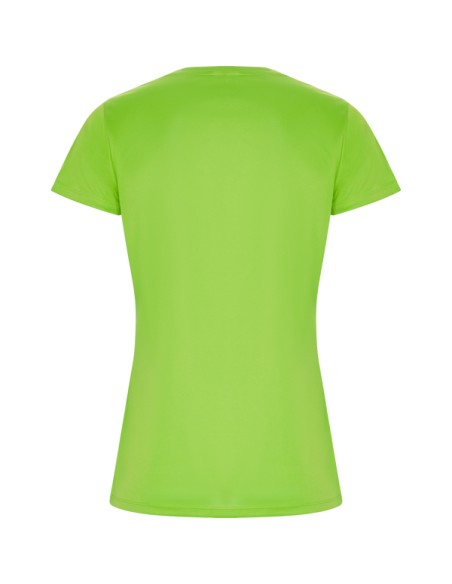 Short-sleeved fitted technical T-shirt with recycled polyester fabric CONTROL DRY 135 g/m² and round neck - WOMAN - IMOLA ROLY
