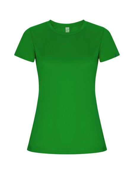 T-shirt technique ajusté à manches courtes en tissu polyester recyclé CONTROL DRY 135 g/m² col rond - FEMME - IMOLA ROLY