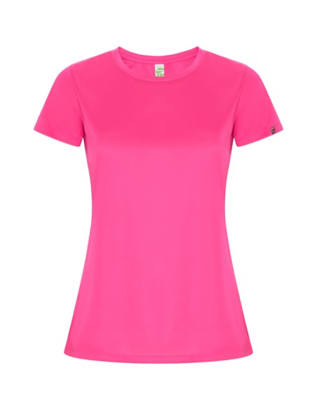 Short-sleeved fitted technical T-shirt with recycled polyester fabric CONTROL DRY 135 g/m² and round neck - WOMAN - IMOLA ROLY