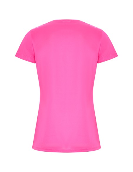 T-shirt technique ajusté à manches courtes en tissu polyester recyclé CONTROL DRY 135 g/m² col rond - FEMME - IMOLA ROLY