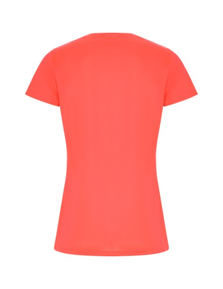 Short-sleeved fitted technical T-shirt with recycled polyester fabric CONTROL DRY 135 g/m² and round neck - WOMAN - IMOLA ROLY