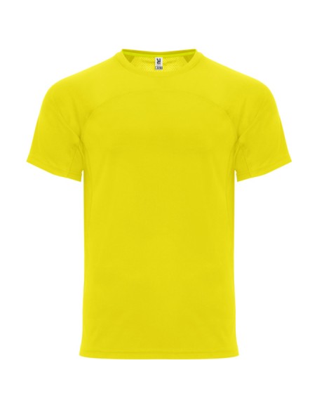 Unisex 140 g/m² raglan sleeve technical t-shirt round neck - MONACO ROLY