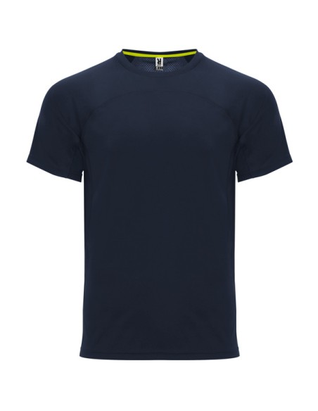 Unisex 140 g/m² raglan sleeve technical t-shirt round neck - MONACO ROLY