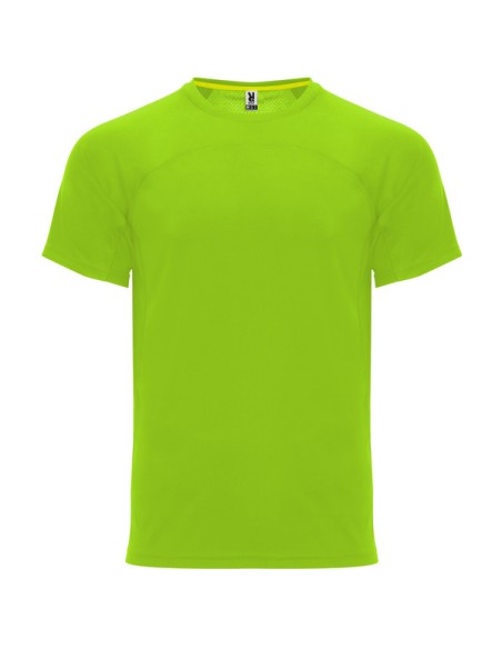 Unisex 140 g/m² raglan sleeve technical t-shirt round neck - MONACO ROLY