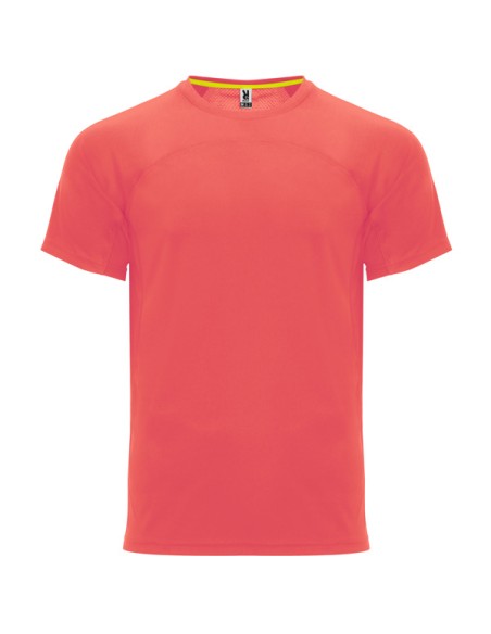 Unisex 140 g/m² raglan sleeve technical t-shirt round neck - MONACO ROLY