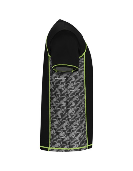 Camiseta técnica manga ranglán con paneles sublimados 130 g/m² cuello redondo - SOCHI ROLY