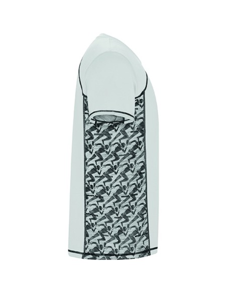 Samarreta tècnica màniga ranglán amb panells sublimats 130 g/m² coll rodó - SOCHI ROLY