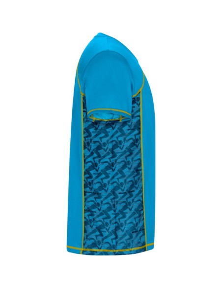 Camiseta técnica manga ranglán con paneles sublimados 130 g/m² cuello redondo - SOCHI ROLY