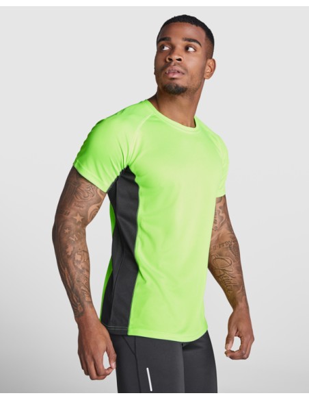Technical raglan sleeve t-shirt, breathable, 140 g/m², round neck, for adults and children - SHANGHAI ROLY