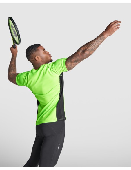 Technical raglan sleeve t-shirt, breathable, 140 g/m², round neck, for adults and children - SHANGHAI ROLY