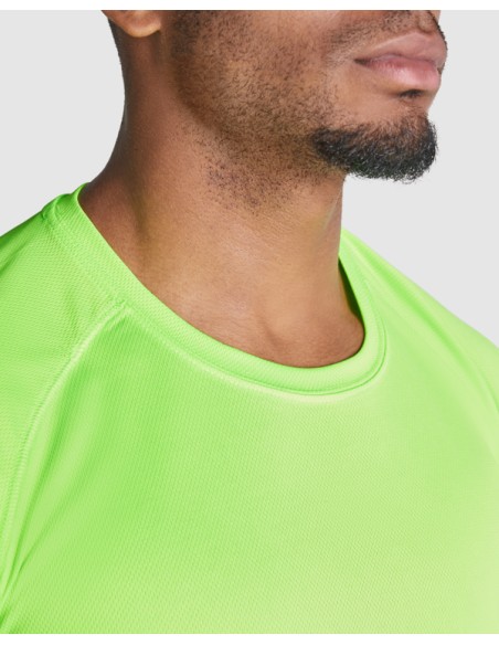 Technical raglan sleeve t-shirt, breathable, 140 g/m², round neck, for adults and children - SHANGHAI ROLY