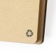 Llibreta cartró reciclat serigrafiada
