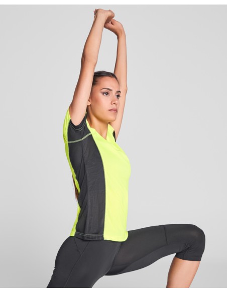 Samarreta tècnica màniga ranglà transpirable 140 g/m² coll rodó ADULT - SHANGHAI WOMAN ROLY