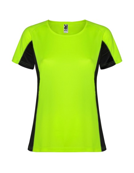 Samarreta tècnica màniga ranglà transpirable 140 g/m² coll rodó ADULT - SHANGHAI WOMAN ROLY