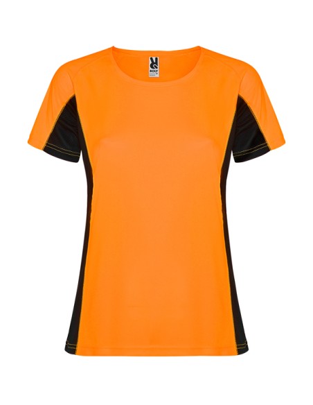 Samarreta tècnica màniga ranglà transpirable 140 g/m² coll rodó ADULT - SHANGHAI WOMAN ROLY