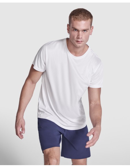 T-shirt technique à manches courtes en polyester recyclé pour adultes et enfants - ESTORIL ROLY