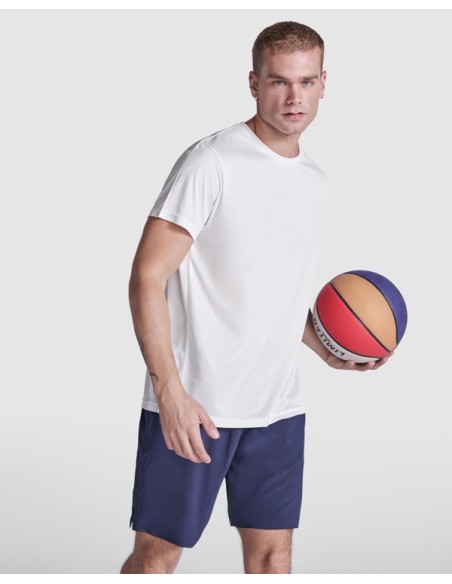 T-shirt technique à manches courtes en polyester recyclé pour adultes et enfants - ESTORIL ROLY