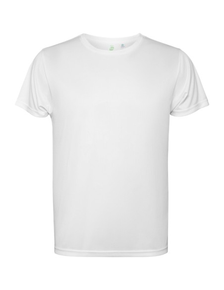 T-shirt technique à manches courtes en polyester recyclé pour adultes et enfants - ESTORIL ROLY