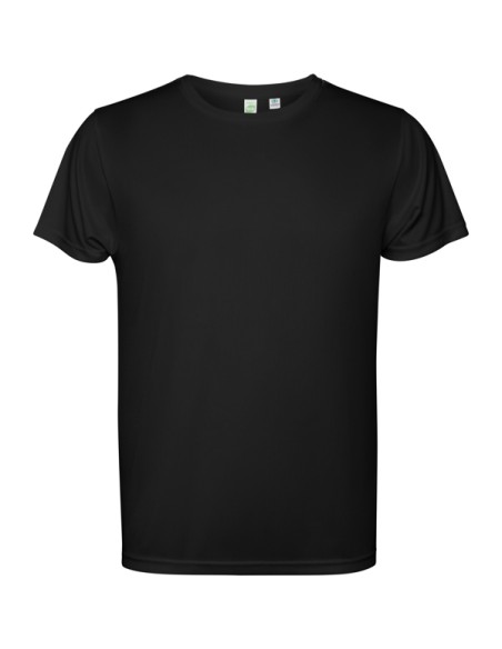 Short-sleeved technical T-shirt made of recycled polyester for adults and children - ESTORIL ROLY