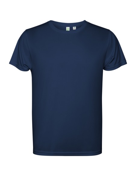 Short-sleeved technical T-shirt made of recycled polyester for adults and children - ESTORIL ROLY