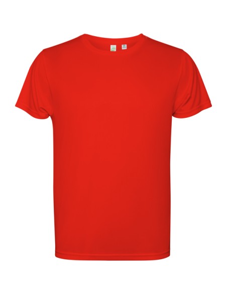 Short-sleeved technical T-shirt made of recycled polyester for adults and children - ESTORIL ROLY