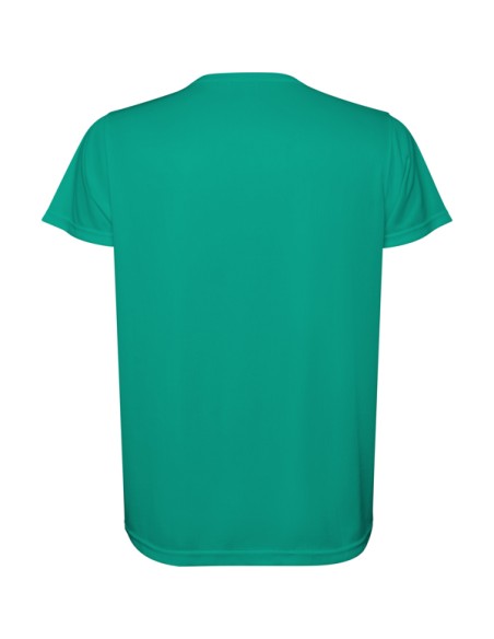 T-shirt technique à manches courtes en polyester recyclé pour adultes et enfants - ESTORIL ROLY