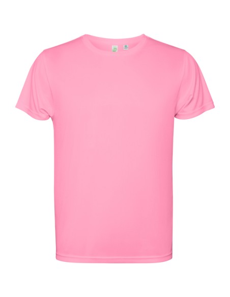 Short-sleeved technical T-shirt made of recycled polyester for adults and children - ESTORIL ROLY