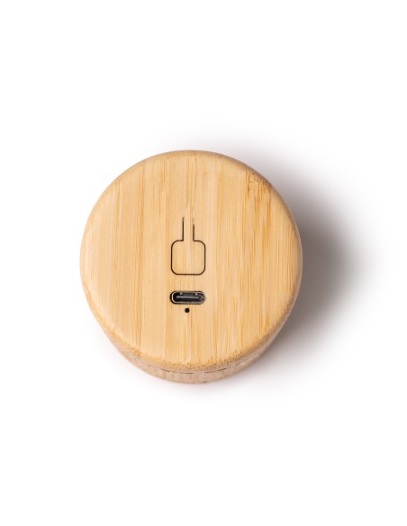 Enceinte sans fil TRIGOX en fibre naturelle et bambou