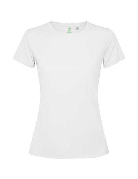 Women's fitted technical T-shirt made of short-sleeved recycled polyester - ESTORIL WOMAN ROLY